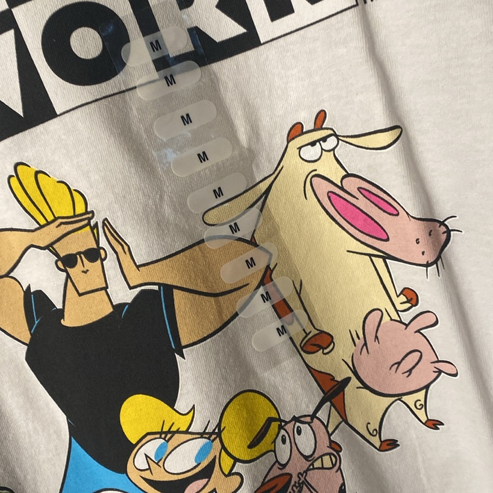 Cartoon Network medium white shirt with cartoons - Picture 13 of 14